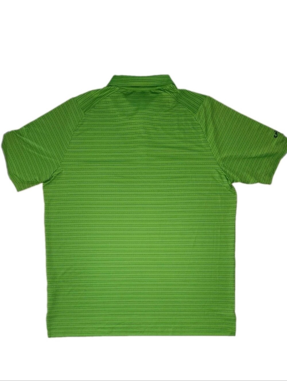 Callaway Bright Green Thin-Striped Golf Polo XL - Picture 5 of 8